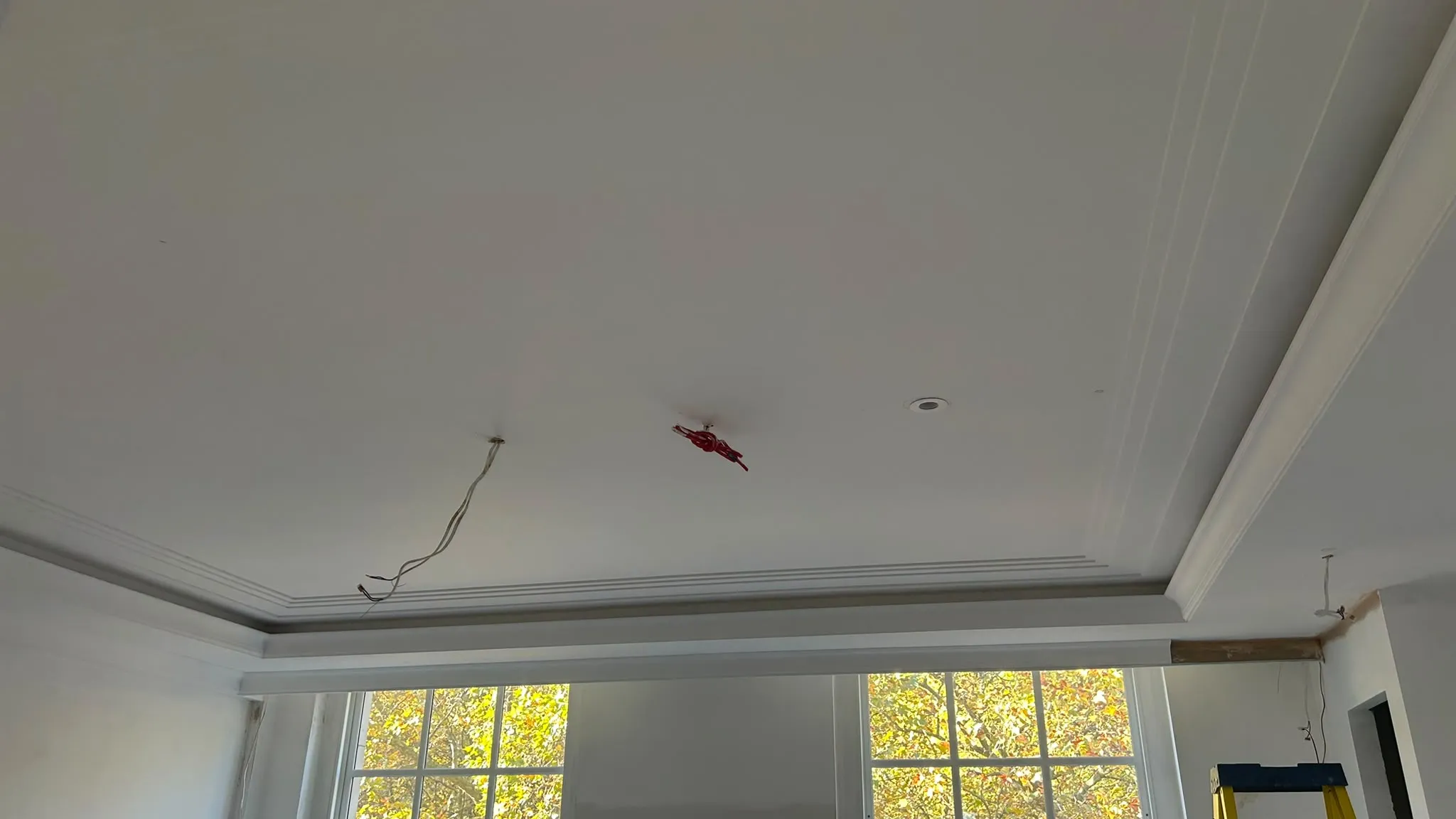 Coffered MF ceiling ready for decoration